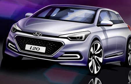 Hyundai i20 årgang 2015.
