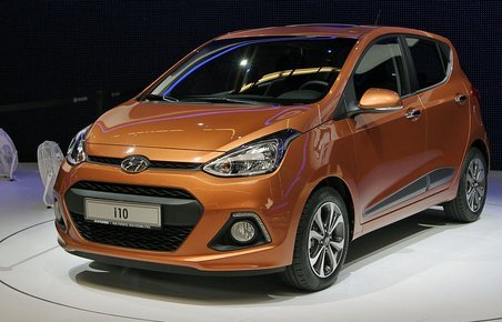 Hyundai i10 i den helt nye 2014-udgave.