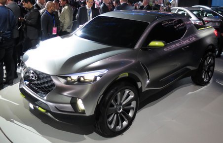 Hyundais store pickup Santa Cruz. Foreløbig er det en konceptbil.