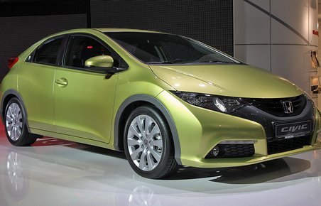 Den nye Honda Civic ventes til Danmark til januar. 