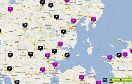 Tip Charge har samlet en stor del af Danmarks offentlig tilgængelige ladestandere på sin hjemmeside.