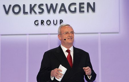 Dr. Martin Winterkorn kunne sole sig i lutter succes, da han under Genéve-udstillingen præsenterede koncernens nye produkter.