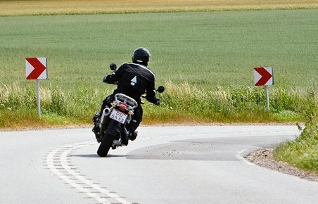 ABS-bremser gør det meget nemmere at kontrollere en motorcykel. Foto fra HVUs rapport: Christoffer Askman