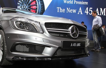 Mercedes-Benz A-klasse i AMG-version.