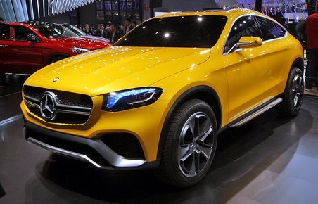 Mercedes GLC Coupe har verdenspremiere i Kina.