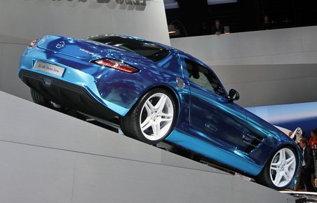Mercedes-Benz SLS AMG er formentlig verdens hurtigste elbil.
