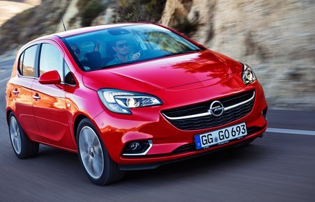 Opel Corsa i den nye 2014-udgave.
