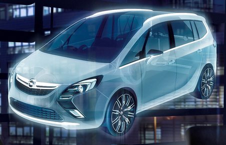 Opel Zafira Tourer Concept bliver en af de store nyheder på biludstillingen i Genève.