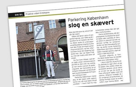 Sagen om det skæve p-skilt på Bispebjerg Hospital har tidligere været omtalt i Motor 05/2014