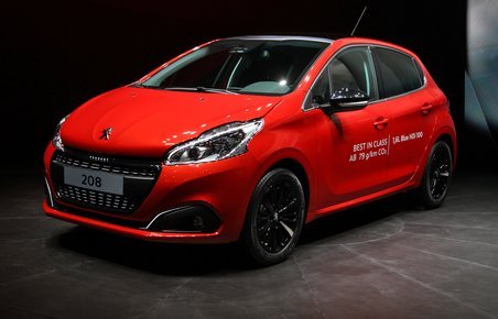 Peugeot 208 i den faceliftede 2015-udgave.