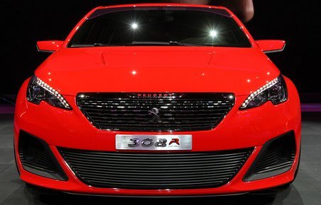 Peugeot 308 R Concept havde premiere på Frankfurtudstillingen.