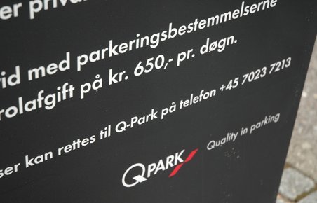 P-afgift, parkeringsafgift, parkeringsbøde, p-bøde