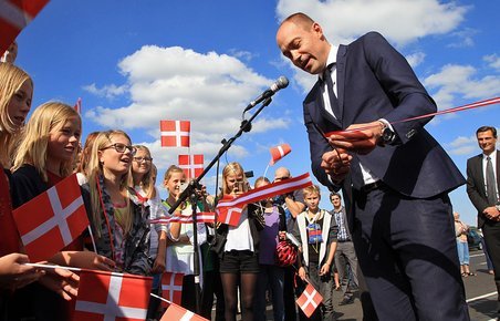 Magnus Heunicke klippede snoren 3. september 2014.