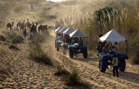 Turismen i Sydasien - her Rajasthan, Indien -  steg med 14 procent i årets første kvartal