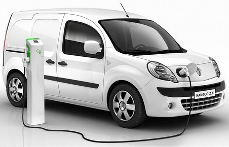 Renault Kangoo Express Z.E. lades op på seks-otte tider. Batteribytte er ikke en mulighed.