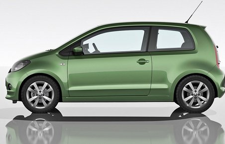 Skoda Citigo er 3,56 meter kort - det samme som VW Up.