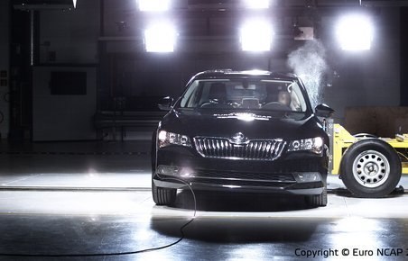 Flagskibet fra tjekkiske Skoda rydder bordet og opnår de maksimale fem stjerner i sikkerhedstesten.