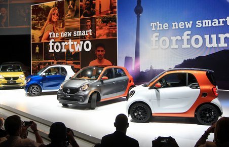 De to nye Smart-modeller havde verdenspremiere i Berlin.