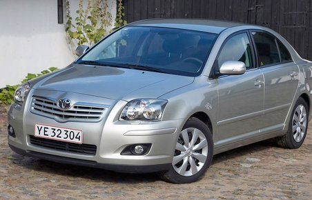 Toyota Avensis produceret i perioden 2000-2008 er berørt af tilbagekaldelsen.