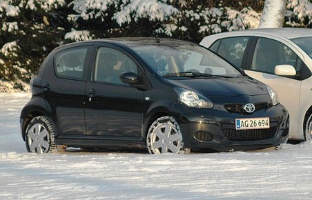 Toyota Aygo blev den mest købte bil i Danmark i 2010.