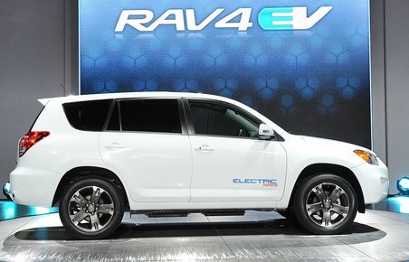 Toyota RAV4 havde i den elektriske udgave premiere på Los Angeles Autoshow. 