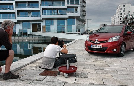 Toyota Yaris præsenteres for europæisk presse i København.