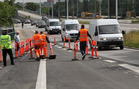 8. august blev afspæringen til Vintapperrampen fjernet.