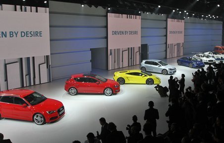 Volkswagen-koncernen dækker et bredt spektrum af biler samt lastbiler og motorcykler.