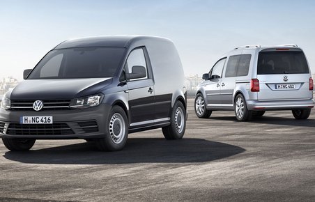 VW Caddy som varevogn og MPV.