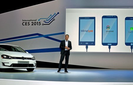 VW viser fremtiden på CES-messen i Las Vegas.