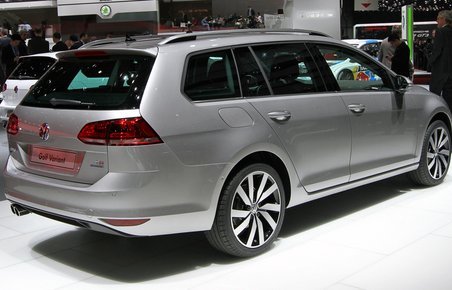 VW Golf i syvende generation som stationcar.