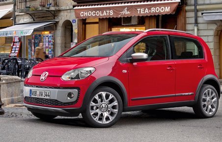 VW Cross Up hører til i storbyerne cafémiljø, ser VW ud til at mene.