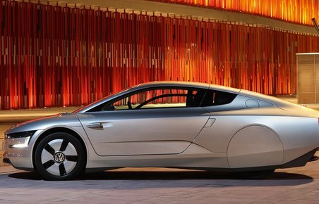 VW XL1 er 3,89 meter lang, ca. som en Polo.